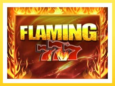 Flaming 777 online gaming machine