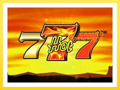 Hot 777 online gaming machine