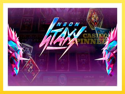 Neon Staxx online gaming machine