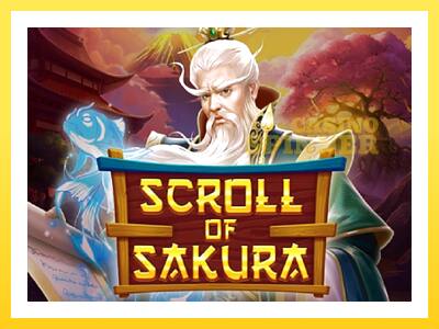 Scroll of Sakura online gaming machine