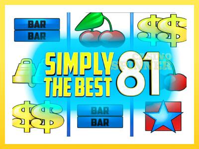 Simply The Best 81 online gaming machine