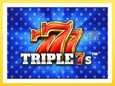 Triple 7s online gaming machine